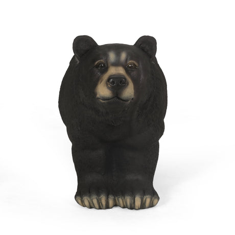 MGO Bear Bench, Concrete Outdoor Bench, Matte Black HouseOfZazla