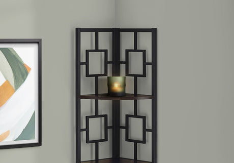 4 Tier Corner Bookshelf - Contemporary & Modern HouseOfZazla
