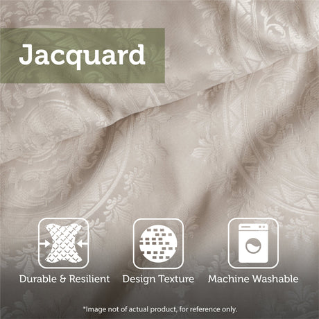King 7 Piece Jacquard Comforter Set with Throw Pillows HouseOfZazla
