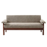 Loveseat Sofa 2 Seater Couch with Armrest Pillows