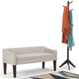 Parris Upholstered Bench - Platinum