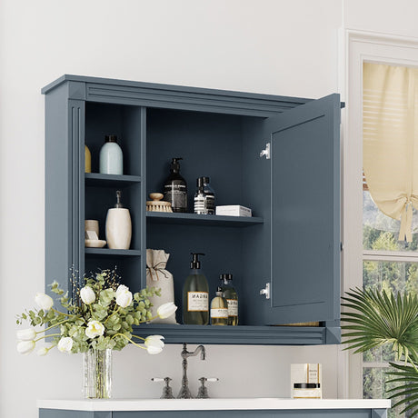 Wall Mounted Bathroom Storage Cabinet With Mirror HouseOfZazla