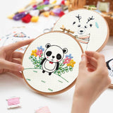 16 PCS Aida Cloth 14 Count Cross Stitch Fabric, 4 Different Sizes 5.9 to 11.8inch, Pre-Cut Squares Fabric for Craft Embroidery, Handmade Needlework, DIY Handicrafts (Beige) Nitelemn