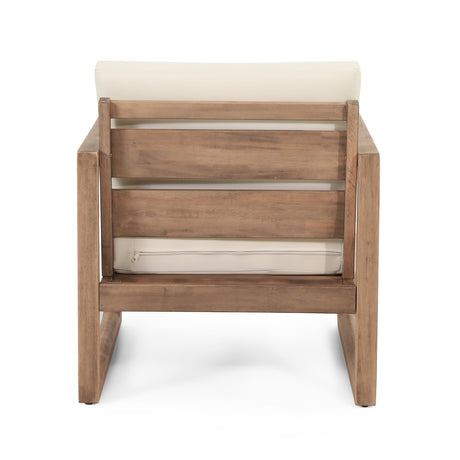 4-Pieces Acacia Wood Patio Furniture Set HouseOfZazla