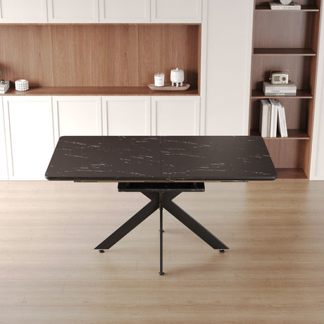 Modern Mid-Century Dining Table Set With Extendable Design HouseOfZazla