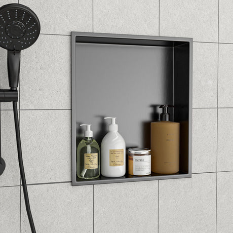 Stainless Steel Shower Niche With Seamless Design For Bathroom Storage HouseOfZazla