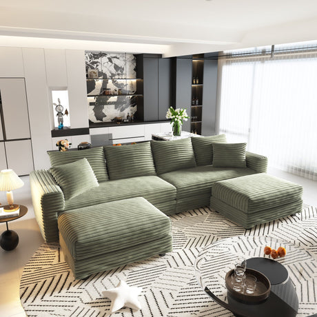 Modern Comfy Upholstered Sofa Cloud Couch & Deep Seat Couches HouseOfZazla