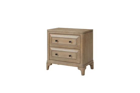 Queen Canopy Bedroom Set With A 2 Drawer Nightstand A Dresser With Poster Mirror And A Door Chest - Sand HouseOfZazla