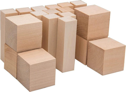 18Pcs Basswood Carving Blocks Whittling Wood Carving for Kit Wood Carving Set - WoodArtSupply