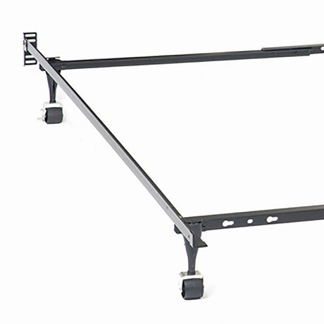 Deverton - Queen / Eastern King / California King Bed Frame With Center Support And Adjustable Design - Black HouseOfZazla