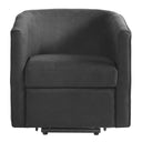 Power Lift Recliner Barrel Shape Reclining Chair With Footrest And Side Pocket HouseOfZazla