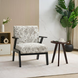Mid-Century Modern Lounge Armchair - Seat Cushion (Beige + Grey)