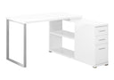 L-Shape Computer Desk with Storage Drawers HouseOfZazla