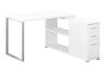 L-Shape Computer Desk with Storage Drawers HouseOfZazla