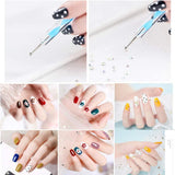 19PCS Mandala Dotting Tools Set Painting Rocks Mandala Stencil Ball Stylus Paint Tray Set WoodArtSupply