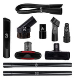 1 1/4" Vacuum Attachments & Brushes for Shop Vac Accessories Household Cleaning Kit Brush Nozzle Crevice Tool with Adapter for 1" to 2" Hose Set of Loyarvansi