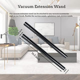 1 1/4" Vacuum Attachments & Brushes for Shop Vac Accessories Household Cleaning Kit Brush Nozzle Crevice Tool with Adapter for 1" to 2" Hose Set of Loyarvansi