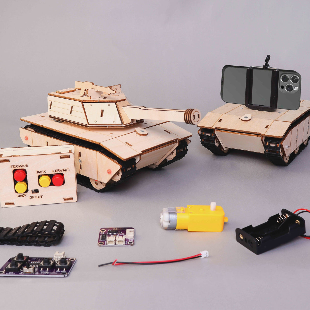 RC TankCam, Tank and Camera Mode, Educational STEM Kit