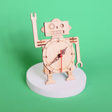 Robot Clock DIY Kit, Educational STEM Toy