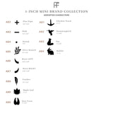 1" Assorted Characters Mini Steel Branding Irons Kit for Hats, Wood Burning, DIY Beginner Adult Crafts - MADE IN THE USA (25 ct, 8" Straight-Steel Handle)… The Heritage Forge