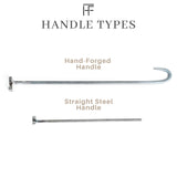 1" Assorted Characters Mini Steel Branding Irons Kit for Hats, Wood Burning, DIY Beginner Adult Crafts - MADE IN THE USA (2 ct, 14" Hand-Forged The Heritage Forge