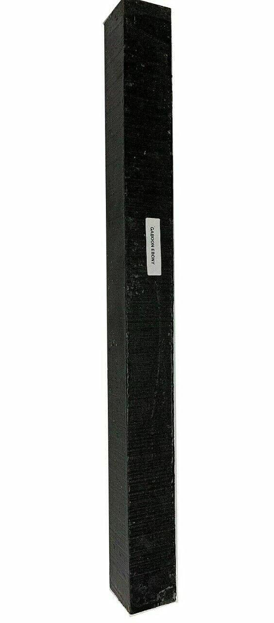 1 Gabon Ebony Lumber for Woodturning Projects 1"x1"x20" Lathe Wood Spindle Blank Generic