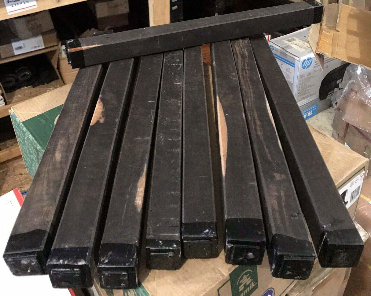 1 Gabon Ebony Lumber for Woodturning Projects 1"x1"x20" Lathe Wood Spindle Blank Generic