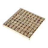 1 Inch 1048 Pieces Wood Letters for Crafts Unfinished Wooden Alphabet Letters with Sorting Tray for Scrapbooking Cregugua
