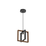 1 Light Kitchen Island Light Modern Black Dining Room Light Fixture Mini Wood Farmhouse Chandelier Hanging Pendant Light Fixtures for Foyer Hallway Poroulux