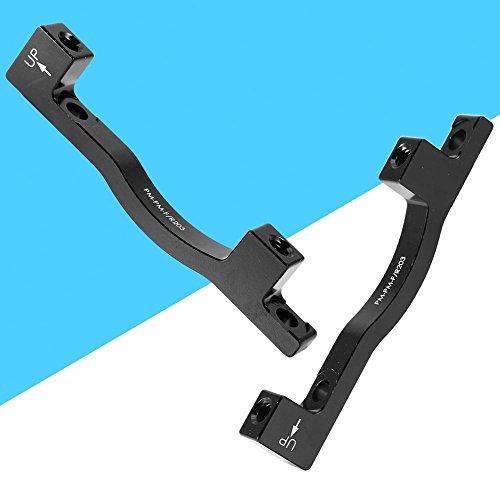 1 Pack Disc Brake Mounting Bracket, Bicycle Brake Caliper Mount Adapter for Front V Brake Caliper PM Yosoo Health Gear