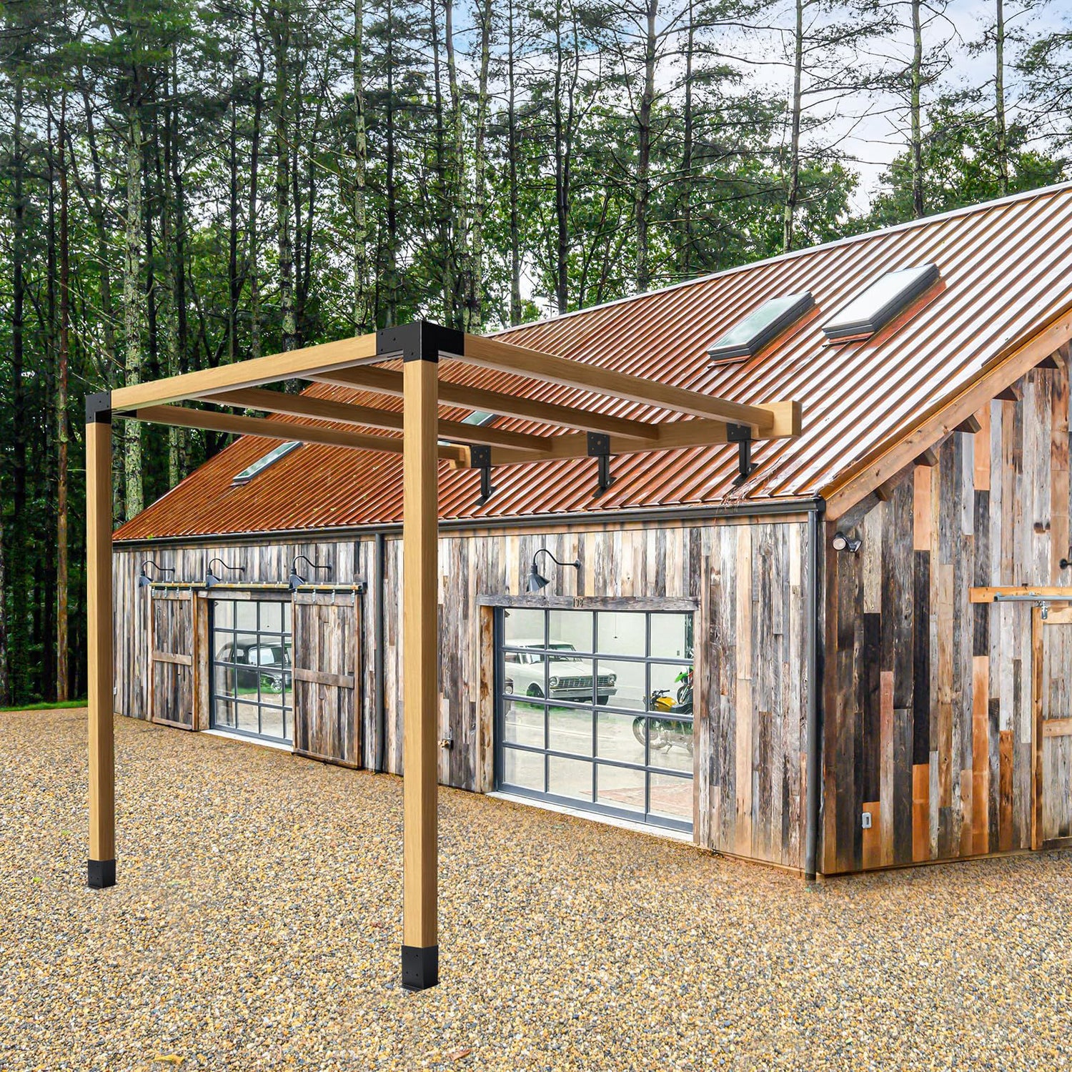 1 Pack Pergola Roof Riser,Heavy Duty Roof Mount Pergola Brackets,90 Degree Adjustable Saddle Roof Riser Beam Brackets for Wood Patio Pergola Gazebo, Fit 4×4 and 4×6 Wood Beam… YVHFWOY