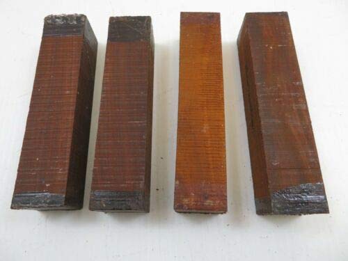1 Pc of BEAUTIFUL COCOBOLA, COCOBOLO WOOD TURNING BLANKS 1-1/2" x 1-1/2" x 6" Generic