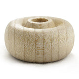 1" inch Wooden Toy Wheel at 1/2” inch Thick with a 1/4” inch Hole - Bag of 50 Craftparts Direct