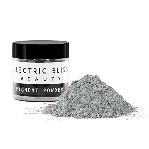 1 oz - Gray Mica Powder - Cosmetic Grade - 25 Colors Available, Use for Cosmetics, Slime, Candles, Paints, Bath Bombs, Epoxy Resin, Soap, Clay, Nail - WoodArtSupply