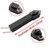 1 pcs MCSNL1616H12 Lathe Turning Tool Holder + 10pcs CNMG120408-MA VP15TF Carbide Insert Turning Tips Tool yangzhoumi