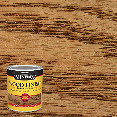 1 qt Minwax 70044 English Chestnut Wood Finish Oil-Based Wood Stain Minwax