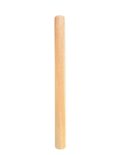 1 x 12 Inch Dowel Rods Wood Sticks Wooden Dowel Rods - Unfinished Hardwood Sticks - 1" by 12" for Crafts (1) bark and lindy