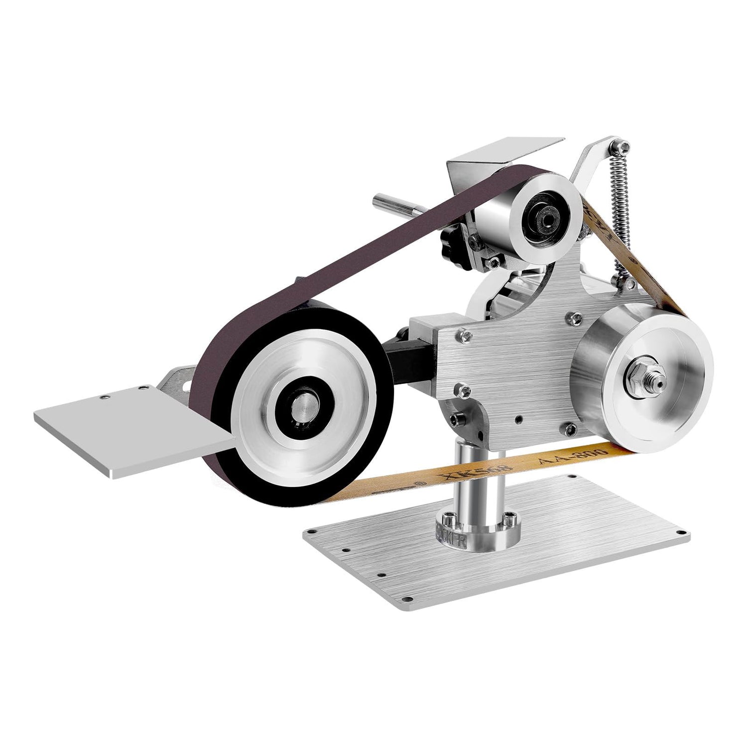 1 x 30 inch Belt Sander, Electric Belt Sanders for Knife Making, 5000rpm Variable Speed DIY Sanding Machine Polishing Grinding Sharpener Belt Grinder CNCEST