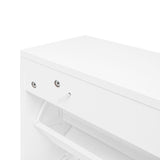 Modern Rattan 3 Door Shoe Rack Cabinet for Entryway