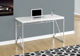 Computer Desk for Home Office, Laptop, Glossy Contemporary & Modern