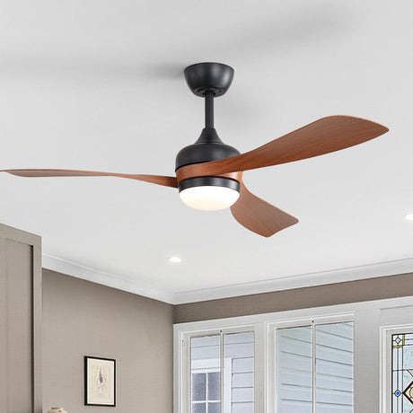 Ceiling Fan With 3 Blades, Remote Control, Reversible DC Motor, Noiseless Operation, 3 Downrods HouseOfZazla
