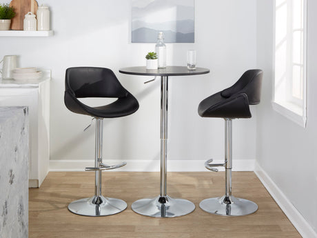 Elia - Contemporary Adjustable Bar Table HouseOfZazla