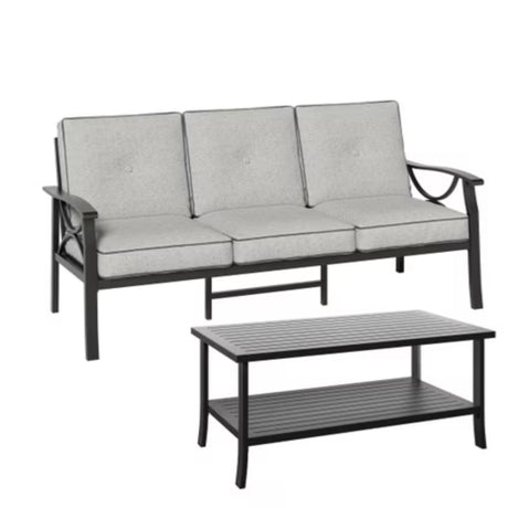 Patio Furniture Set with Coffee Table and Cushions for Backyard HouseOfZazla