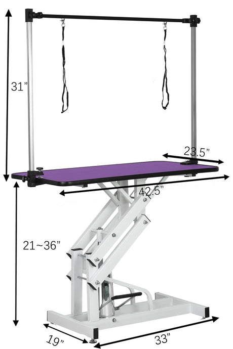 Hydraulic Pet Grooming Table With "H" Arm HouseOfZazla