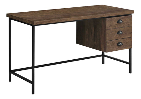 Computer Desk For Home Office, Laptop, 3 Storage Drawers, Contemporary & Modern HouseOfZazla