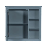 Bathroom Vanity With Medicine Cabinet, Royal Mirror Cabinet, Modern Bathroom Storage Cabinet With 2 Soft Closing Doors And 4 Drawers