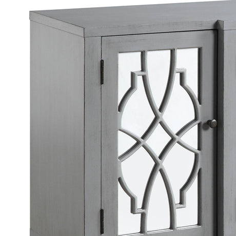 Magdi Console Cabinet - Antique Gray HouseOfZazla