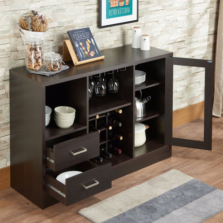Hazen Wine Cabinet III - Espresso HouseOfZazla