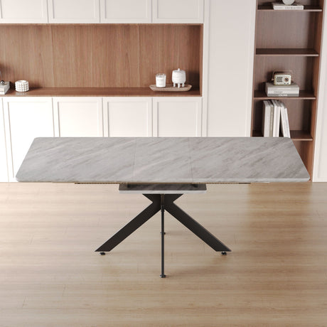 Modern Mid-Century Dining Table Set With Extendable Design HouseOfZazla