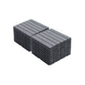 Interlocking Deck Tiles Striped Pattern Waterproof Brown HouseOfZazla